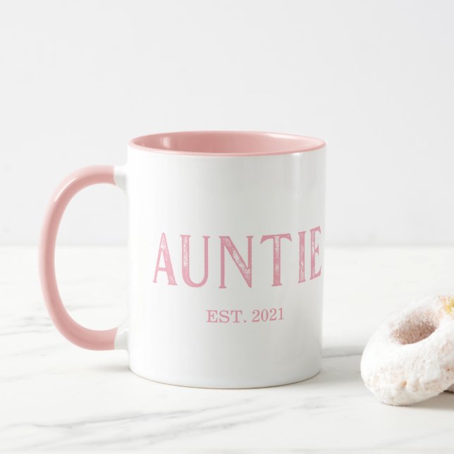 Taza Año de la tía Rosa establecido (Con donut)