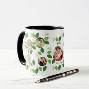 Taza Año de Nacimiento Árbol genealógico Collage de FOT