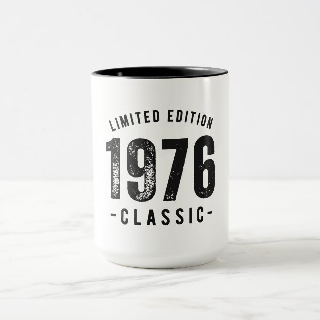 Taza Año de nacimiento clásico 1976 (Centro)