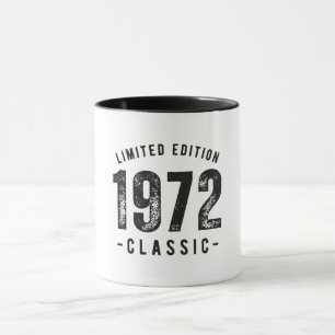 Taza Año de nacimiento clásico de 1972
