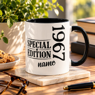 Taza Año de nacimiento personalizadoEdición especial No