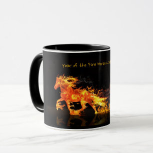 Taza Año del Caballo 2026 (Caballo de Fuego)