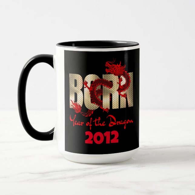 Taza Año del Dragón 2024, 2012, 2000, 1988 (Izquierda)