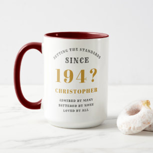 Taza Año del Mejor Nombre de Plantilla de Papá de los A