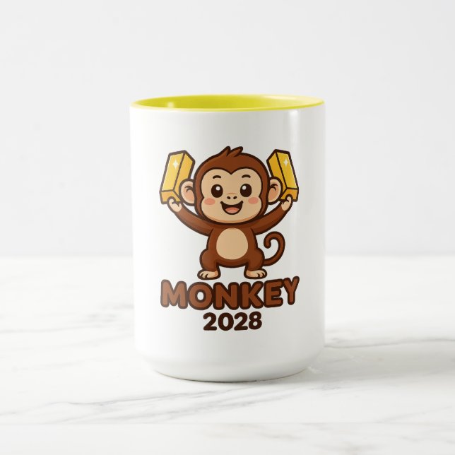 Taza Año del Mono 2028 (Centro)
