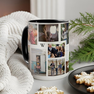 Taza Año en momentos Collage de fotos familiar Keepsake