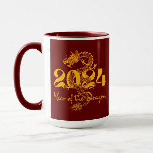 Taza Año Nuevo Chino del Dragón 2024