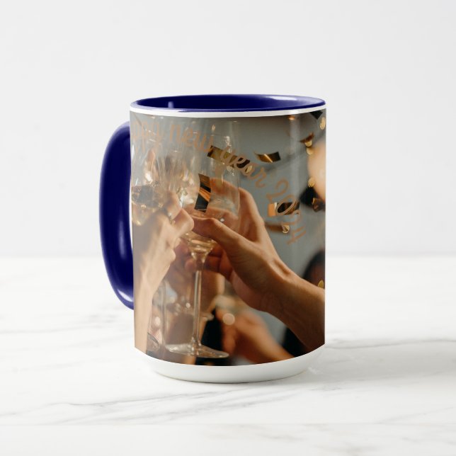 Taza año nuevo feliz (Anverso izquierdo)