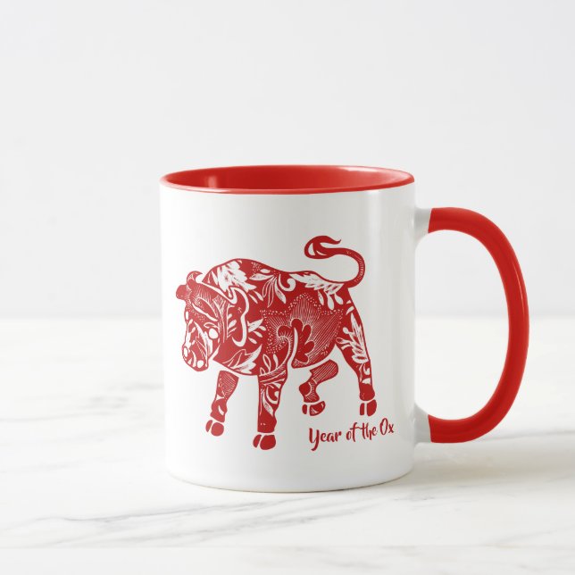 Taza Año Patrocinado Del Ox (Derecha)
