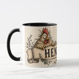 TAZA ANSIEDAD-GALLINÁCEA