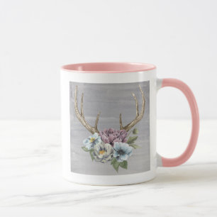 Taza Antárticos de ciervos florales