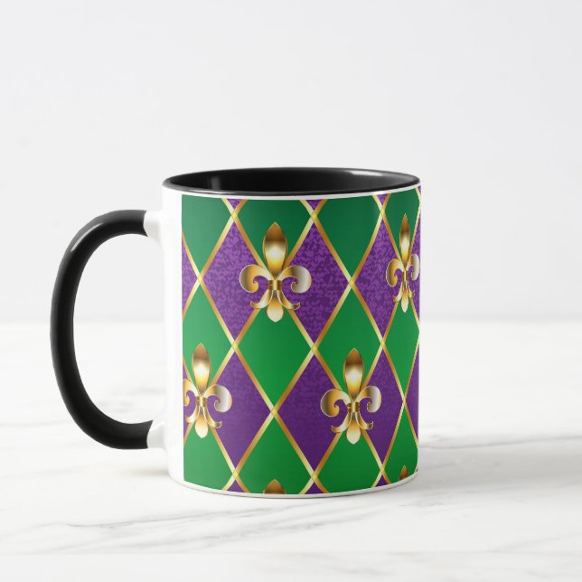 Taza Antecedentes de joyas Mardi Gras (Izquierda)