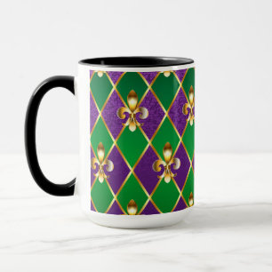 Taza Antecedentes de joyas Mardi Gras