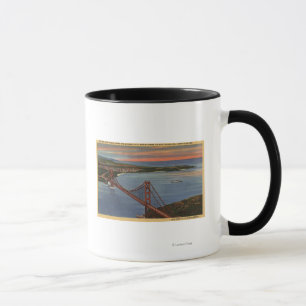 Taza Antena del área de puente Golden Gate y de la