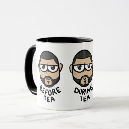 Taza Antes/durante/después de té