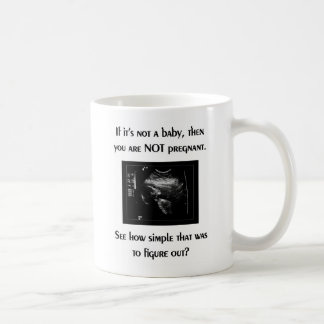 Taza antiabortista (ultrasonido del bebé)