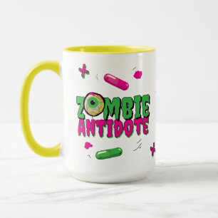 Taza Antídoto zombi. Shhh. Indicador de zombi a humano