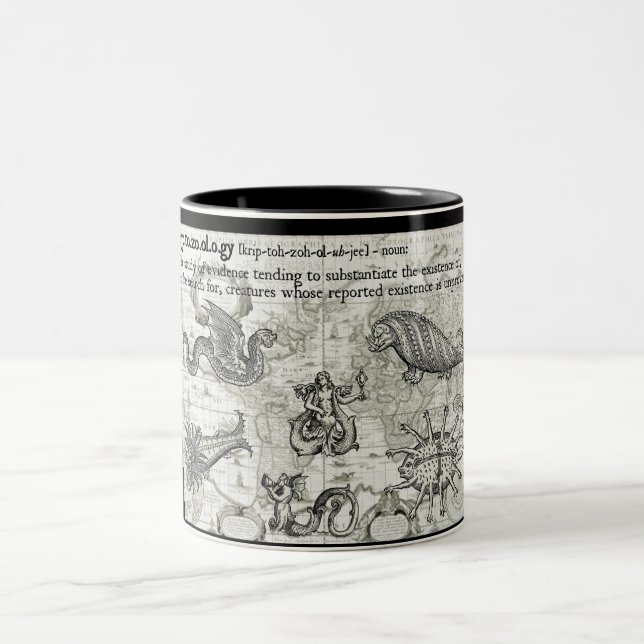 Taza antigua del Cryptozoology (Centro)