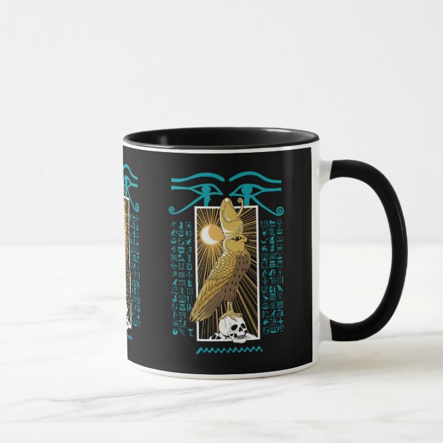 Taza Antiguo Egipto Falcon God Horus (Derecha)