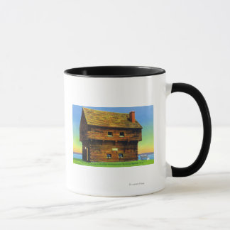 Taza Antiguo Saratoga Battlefield Blockhouse Exterior
