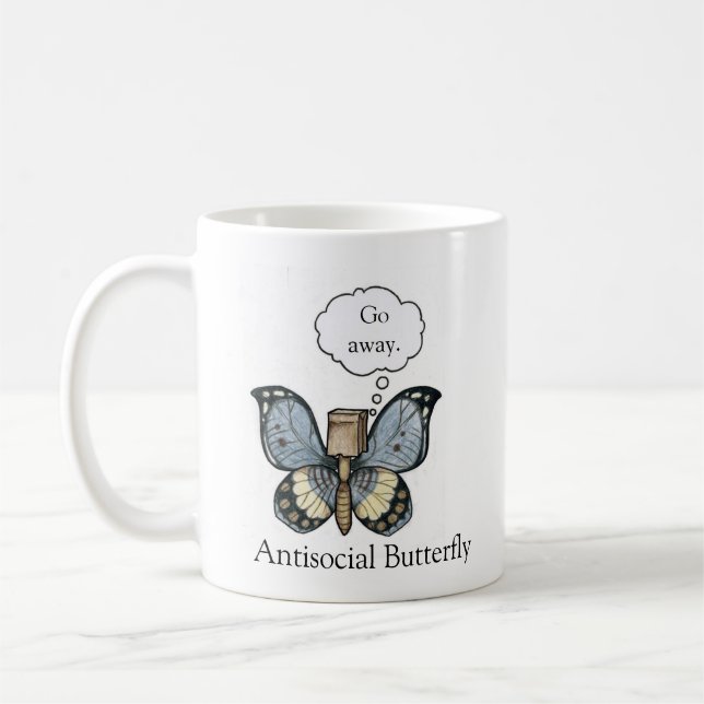 Taza antisocial de la mariposa (Izquierda)