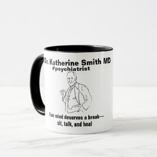 Taza ANTISTRESS Freud Psychiatry Therapy Clinic Health
