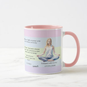 Taza antistress relax calm serenity yoga zen