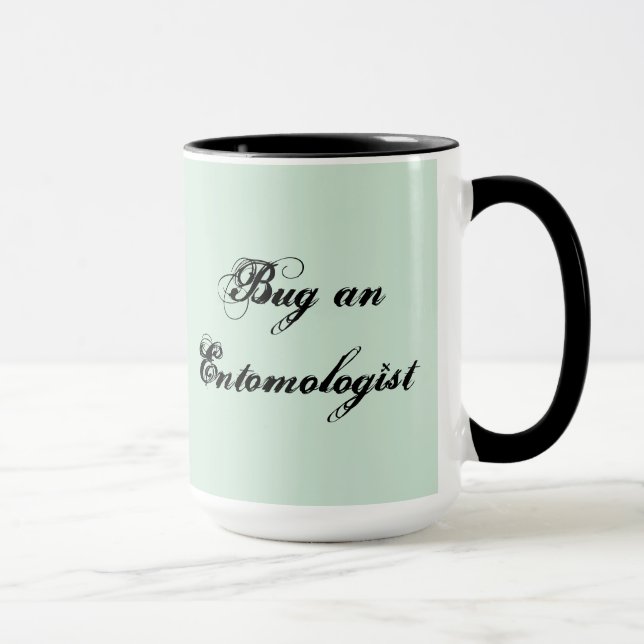Taza ¿Antsy? Bug an Entomological Mug by RoseWrites (Derecha)