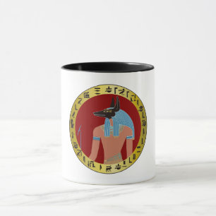 Taza Anubis, Dios Egipcio