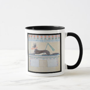Taza Anubis, dios egipcio de los muertos