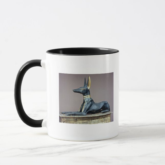 Taza Anubis, dios egipcio de los muertos de un pecho (Izquierda)