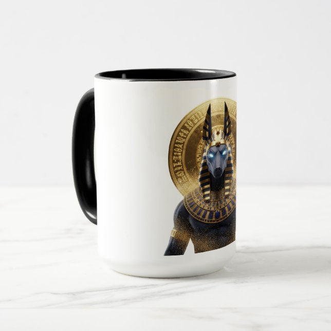 Taza Anubis – Guardian of the Afterlife | Egyptian Myth (Anverso izquierdo)