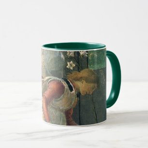 Taza Anunciación (detalle del ángel) de Sandro Botticel