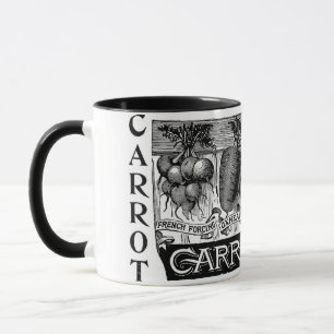 Taza Anunciar 4 zanahorias vintage