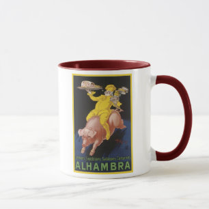 Taza Anuncio de cerdo volador Alhambra