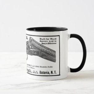 Taza anuncio de la escopeta del panadero