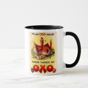 Taza Anuncio de OXO de época - Es una casa extraña do
