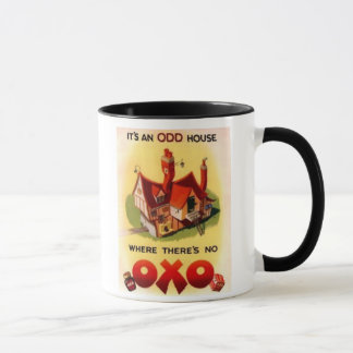 Taza Anuncio de OXO de época - Es una casa extraña dond