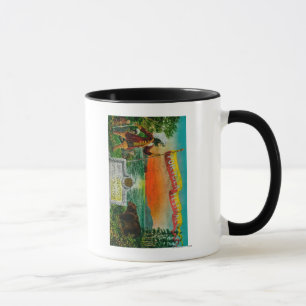 Taza Anuncio del festival de Portola (explorador)