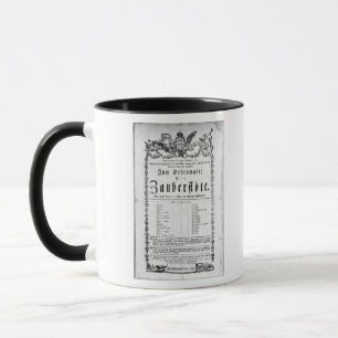Taza Anuncio del poster del ` el Flute mágico