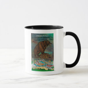 Taza Anuncio internacional pacífico de la expo de