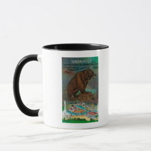 Taza Anuncio internacional pacífico de la expo de