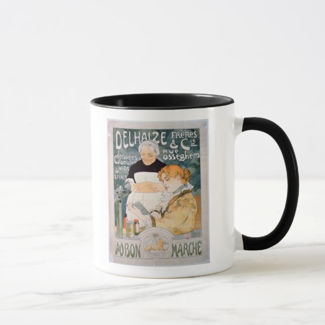 Taza Anuncio para Delhaize, los hermanos y el Co. en el (Derecha)