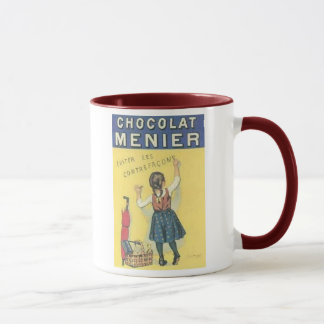 Taza Anuncio para la eliminación del chocolate vintage