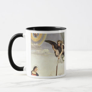Taza Anuncio y santos