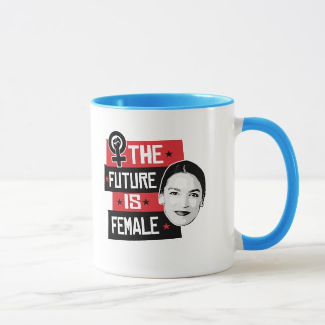 Taza AOC el futuro es femenino (Derecha)