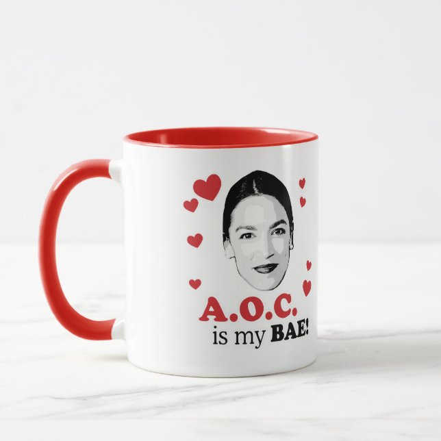 Taza AOC es mi BAE (Izquierda)