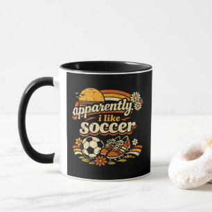 Taza Aparentemente me gusta el fútbol