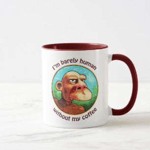 Taza Apenas humano sin el café