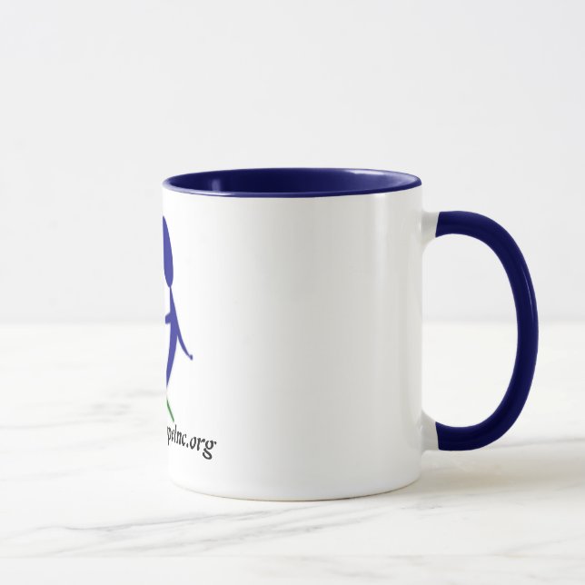 Taza Apenas logotipo de Hope, Inc. (Derecha)